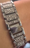 優(yōu)倫詩(shī)適用華為手表GT5/5pro/watch5表帶41mm女款watch gt4施華洛蝴蝶滿(mǎn)鉆金屬gt3/2腕帶四葉草18mm表帶 【施華洛】三珠-銀色 GT5/pro/4/watch5【41/42 曬單實(shí)拍圖