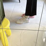 三葉草（Adidas）低幫板鞋女 DROP STEP LOW時尚舒適透氣休閑鞋子 粉白 36.5 曬單實拍圖