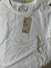 無(wú)印良品（MUJI）女式 粗細(xì)不均紗線 短款短袖T恤 上衣打底衫內(nèi)搭 25年夏季 女裝 白色 5S L  (165/88A) 曬單實(shí)拍圖