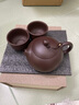 唐速宜興紫砂壺名家吳榮華純手工家用泡茶壺茶器原礦紫朱泥西施壺套裝 西施壺280cc（一壺兩杯） 曬單實(shí)拍圖