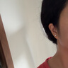 S999純銀天然淡水真珍珠耳釘女螺絲擰扣養耳洞高級感耳環(huán)爆款耳飾 天然珍珠螺紋款 (6mm白色)一對 曬單實(shí)拍圖