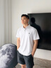 361°polo衫男t恤男短袖衣服運動服飾夏季冰絲速干足球跑步男士健身裝 本白【速干】 L 曬單實拍圖