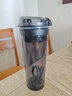 特百惠（Tupperware）晶彩400ML塑料杯男女士學(xué)生夏季運(yùn)動(dòng)水杯子戶外便攜大容量 酷炫黑 曬單實(shí)拍圖