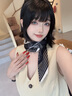 瑪麗亞·古琦（MARJA KURKI）高檔送媽媽生日禮物桑蠶絲百搭方巾女真絲絲巾禮盒裝剪影 黑 曬單實拍圖