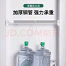 桂楓浴簾桿免打孔晾衣桿架伸縮桿窗簾桿門簾桿臥室陽臺(tái)支撐桿90-160cm 曬單實(shí)拍圖