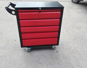 正邦百泰汽修工具車(chē)推車(chē)五金工具柜車(chē)間用七抽屜可移動(dòng)式多功能維修工具箱 高配黑紅五抽工具車(chē)-天鵝頸拉手 曬單實(shí)拍圖
