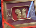 DAFIFY足金結(jié)婚禮物金箔裝飾畫送新人閨蜜朋友創(chuàng)意個(gè)性新婚禮品擺件 囍結(jié)良緣足金1.2g 曬單實(shí)拍圖