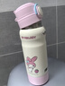 杯具熊（BEDDYBEAR）雙飲分倉保溫杯男女帶吸管水杯316鋼大容量學(xué)生杯子530ML美樂蒂 曬單實拍圖