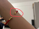 中國黃金（CHINA GOLD）盤(pán)蛇黃金手鏈男女足金生肖蛇紅手繩本命蛇年520生日禮物送老婆 品牌禮盒+盤(pán)蛇手繩【紅繩】約1.8g 曬單實(shí)拍圖