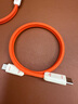 CANDYSIGN制糖工廠兼容雷電4數(shù)據(jù)線USB4全功能240W快充Type-C38cm糖橙細靂線Macbook華為筆記本8K視頻短線 曬單實拍圖