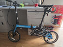 大行（DAHON）K3折疊自行車(chē)小輪自行車(chē)14英寸3速成人學(xué)生通勤車(chē)載單車(chē)KAA433 黑藍(lán)色 曬單實(shí)拍圖