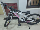 喜德盛（xds）青少年自行車小王子鋁合金車架機(jī)械碟剎避震前叉7速變速 白/粉（小王子） 24寸輪徑（身高135-150cm） 曬單實(shí)拍圖