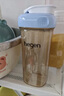 HEGEN海格恩吸管杯兒童水杯學(xué)飲杯奶瓶1-3-6歲直飲吸管嬰兒寶寶牛奶杯 【熱銷TOP】 吸管杯-莫蘭迪藍(lán) 曬單實拍圖