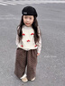 班喜迪女童馬甲春秋款2025新款女寶寶毛線(xiàn)背心秋季兒童坎肩童裝針織上衣 米色 80 曬單實(shí)拍圖