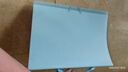 舒星 A3/8k畫冊收納冊畫夾畫袋畫畫收納袋美術(shù)生裝畫收納夾畫紙畫稿素描畫油畫圖畫8開美術(shù)作品集收納冊 藍(lán) 曬單實拍圖