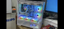 瓦爾基里（VALKYRIE）VK03-M WHITE 白色 M-ATX 游戲電腦臺式機箱 支持360水冷 6.2吋觸摸屏 曲面玻璃270°海景房 曬單實拍圖