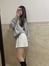 JIOESC屁簾男女半身裙女打底內(nèi)搭神器百搭假兩件疊穿下擺遮屁股簾洋氣 [【白色開(kāi)叉款】屁簾打底裙 均碼 【80-130斤可穿】 曬單實(shí)拍圖