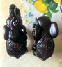 偲禮實(shí)木大象擺件一對黑檀木雕刻招財吸水象裝飾工藝禮品喬遷開(kāi)業(yè)送禮 黑檀木大象長(cháng)19厘米一對 曬單實(shí)拍圖