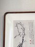 萱木堂石濤花卉復古風客廳裝飾畫玄關茶室書房新中式餐廳高檔實木掛畫 石濤《白梅》 寬40cm*高50cm 北美黑胡桃（高檔實木榫卯圓角框） 曬單實拍圖