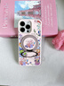 迪士尼（Disney）適用蘋(píng)果14promax手機殼液態(tài)硅膠iphone16磁吸轉支架15pm玲娜貝兒旋轉指環(huán)扣可愛(ài)卡通防摔保護套 粉色支架【真液態(tài)灰粉】玲娜貝兒-ZYT157G孔位 iPhone14 曬單實(shí)拍圖