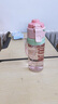 oktp噴霧水杯兒童初中學(xué)生上學(xué)專(zhuān)用運(yùn)動(dòng)水壺夏季帶刻度吸管?chē)娝?曬單實(shí)拍圖