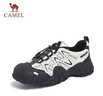 駱駝（CAMEL）丑萌登山鞋女時(shí)尚撞色戶(hù)外休閑鞋 L24S076620 米/銀/黑 39 曬單實(shí)拍圖