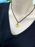 六桂福珠寶 LIU GUI FU JEWELRY足金平安扣黃金吊墜男女款情侶足金花絲圓滿平安扣編繩掛墜送對象 甄選尊貴禮盒（僅禮盒無產品） 曬單實拍圖