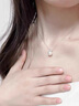 伊燦通體銀單顆仿珍珠吊墜項鏈女輕奢氣質(zhì)高級感鎖骨鏈2025年新款頸鏈 通體銀單顆珍珠項鏈 曬單實拍圖