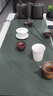 季慕家天然烏金石茶盤中式家用辦公簡約功夫茶具單層石石茶臺 鉆石 60*25*3 曬單實拍圖