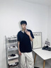 LEFT SPORTS品牌聯(lián)名圓領(lǐng)t恤夏季青少年運動短袖印花潮流套裝男休閑寬松體恤 黑色B(DTY-1) M (建議體重115-135斤) 曬單實拍圖