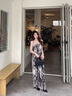 艾柔丹夏裝新品休閑褲女裝連身闊腿褲氣質(zhì)吊帶連體褲子女夏季2025新款 黑色 S 曬單實(shí)拍圖