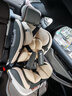 Heekin德國 兒童安全座椅汽車用0-4-12歲嬰兒寶寶360度旋轉(zhuǎn)ISOFIX硬接口 尊享灰(遮陽棚+上拉帶+側(cè)保護(hù)) 曬單實(shí)拍圖