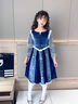 PureShare艾莎公主裙冰雪奇緣女童愛(ài)莎裙子春秋季連衣裙兒童禮服 艾莎連衣裙 90 曬單實(shí)拍圖
