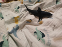 MECHILE海洋動物模型套裝仿真鯊魚海豚海獅海豹白鯨企鵝海龜藍(lán)鯨白鯨螃蟹 藍(lán)鯊 曬單實(shí)拍圖
