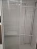 緗綠洞洞板衣柜出租房鋼架結(jié)構(gòu)洞洞板金屬衣帽架家用臥室玻璃門大衣櫥 C款白色127*55*221丨三面洞洞板 曬單實拍圖