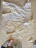 貝瑞加（Babyprints）新生兒連體衣2件裝嬰兒純棉內(nèi)衣薄款四季爬服柔軟寶寶哈衣 黃52 曬單實拍圖