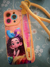 膜遇蘋(píng)果16promax手機殼腕帶支架iPhone15保護套新款帶掛繩14Plus可愛(ài)公主13全包防摔17硅膠軟殼高級女 紫藍色丨彩裙公主丨腕帶支架丨短掛繩 iPhone 16 Pro Max 曬單實(shí)拍圖