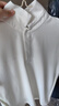 名創(chuàng)優(yōu)品（MINISO）2025夏季新款重磅華夫格翻領(lǐng)polo衫簡約純色短袖t恤男 白 L 曬單實(shí)拍圖