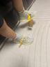 阿迪達斯三葉草YEEZY350春夏INFANTS椰子童鞋HQ4633UK9.5K碼27碼 曬單實(shí)拍圖