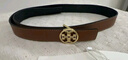 Tory Burch 湯麗柏琦 MILLER金屬皮帶腰帶TB 138935 黑色/金色 001 XS  (850mmx25mm) 曬單實(shí)拍圖