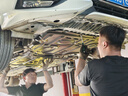 適用于 日產(chǎn)十四代軒逸發(fā)動機下護板經(jīng)典款09-22款線槽底盤防護板 20-22款十四代軒逸/發(fā)動機+后線槽/（鋁鎂合金 曬單實拍圖