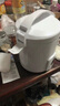 YRYE蘇泊(SUIPOR)爾同款玻璃內膽電飯煲廚房家用小型無(wú)涂層電飯鍋迷你智能bb粥煲湯煮飯1-2人食宿舍 奶油白（玻璃內膽x1） 1.2L 曬單實(shí)拍圖