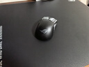ROG 月石 ACE L鋼化玻璃電競鼠標墊 涂層處理 9H鋼化玻璃 大桌墊 游戲鼠標墊 超防滑橡膠底部  黑色 曬單實拍圖