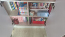 YDD 庫比克鋼制書架自由組合格子柜落地矮柜兒童書架落地層板可調(diào)節(jié) 落地丨橫6格 白色有背板 曬單實拍圖