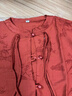 俞兆林（YUZHAOLIN）老年人衣服媽媽夏裝2025新款套裝中老年女裝薄款新中式母親節(jié)禮物 綠色+[米色闊腿褲] 均碼 4XL(建議120-130斤) 曬單實拍圖