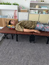 LISM德國辦公室折疊床午休床單人午睡神器躺椅家用藤席簡易陪護行軍床 【寬60-編織藤席】舒適四折款 曬單實拍圖