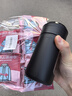 萬家全水杯小巧玻璃杯2025新款女高顏值耐熱便攜帶提繩茶水分離泡茶杯子 紳士黑 240ml 曬單實拍圖