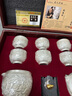 講茗堂鎏999純銀茶具整套裝百福陶瓷送禮品物長(cháng)輩領(lǐng)導高檔退休教師節 龍鳳銀套裝 10頭 曬單實(shí)拍圖