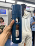 WCZ德國高端鋼化玻璃杯防摔茶杯茶水分離雙層男款水杯泡茶杯子 至尊款【耐高溫 不炸裂】藍(lán)色650ml 曬單實(shí)拍圖
