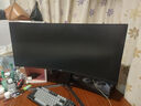 AOC 34英寸帶魚屏顯示器電競曲面準(zhǔn)4K高刷HDR辦公電腦屏幕21:9游戲?qū)捚辽敌D(zhuǎn) 【新】180HZ HVA快速液晶 CU34G3X 曬單實拍圖